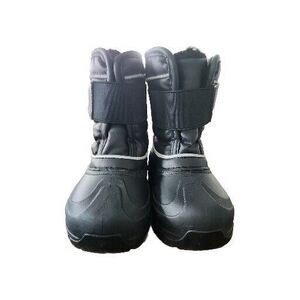 Member's Mark Boy's Size 7/8 Kids Snow Boots Black Cozy Warm Lining 7/8 Winter